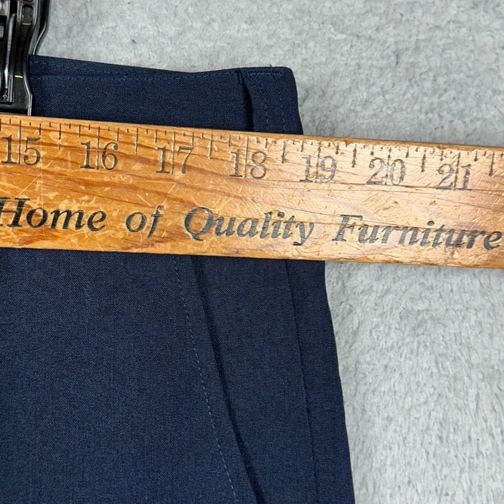 Bluffworks Original Travel Pants Mens 36X32 Blue Regular Fit Chino Flat Front